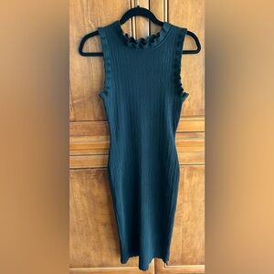 Textured bodycon dress